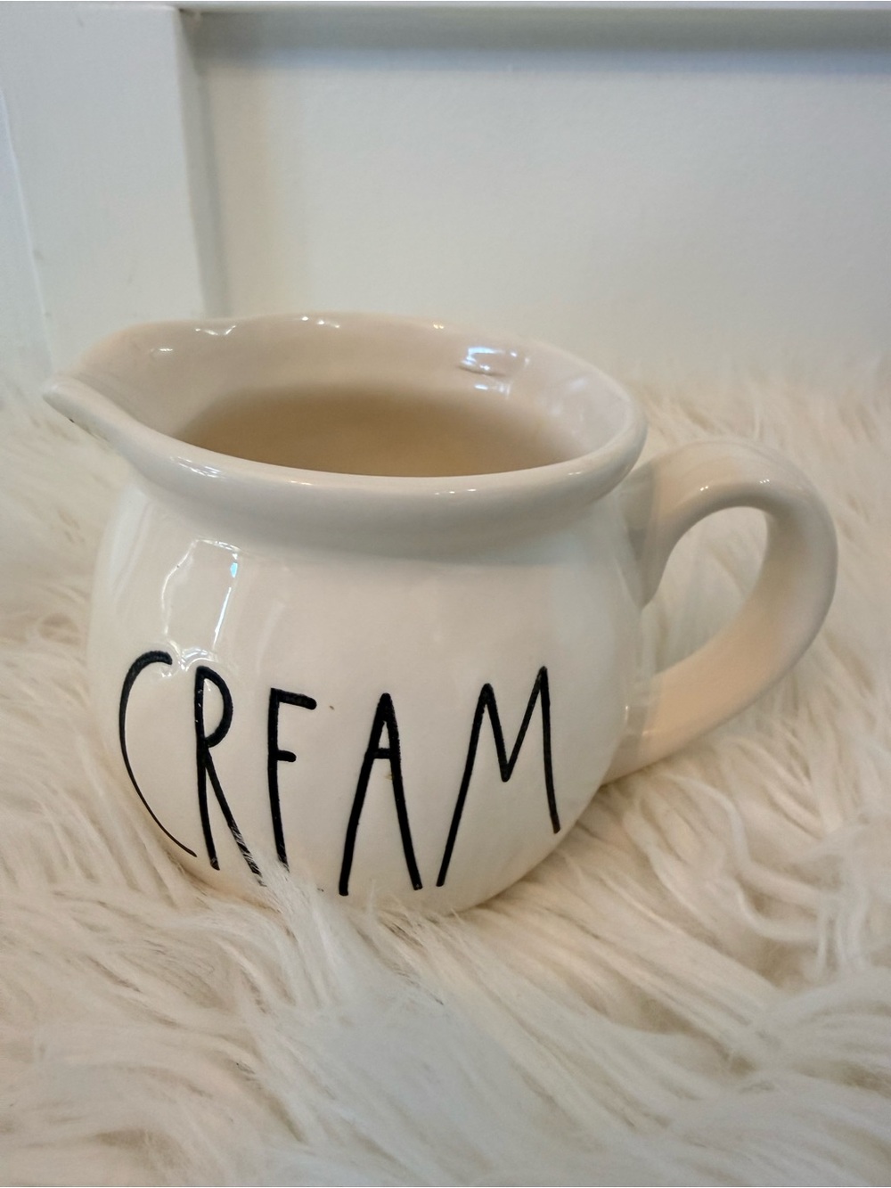 💫4/$25 • Rae Dunn by Magenta ceramic "CREAM" creamer